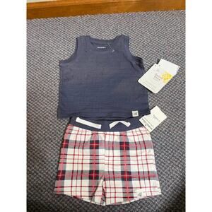 Burts Bees Baby 2 Piece Outfit 0-3 months